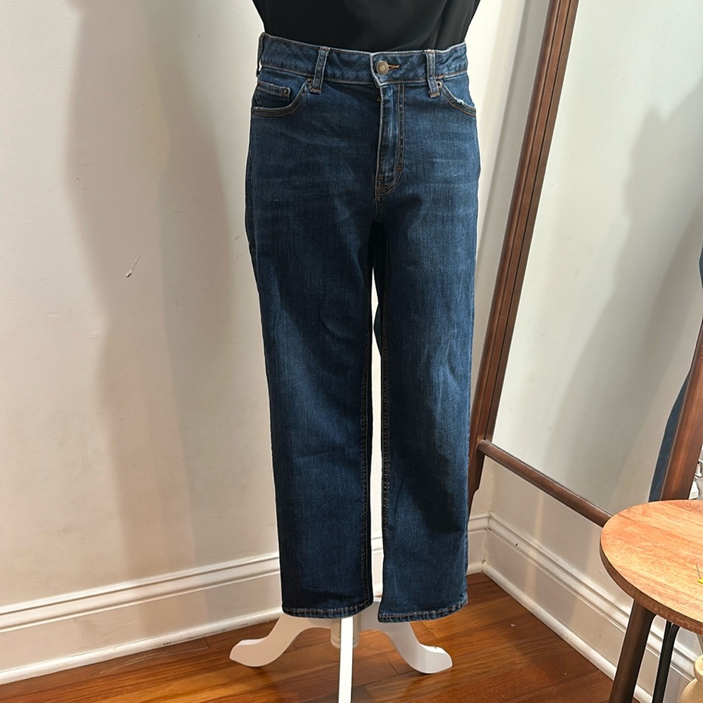 GoodThreads size 10 30 straight cropped jeans Regular Light wash